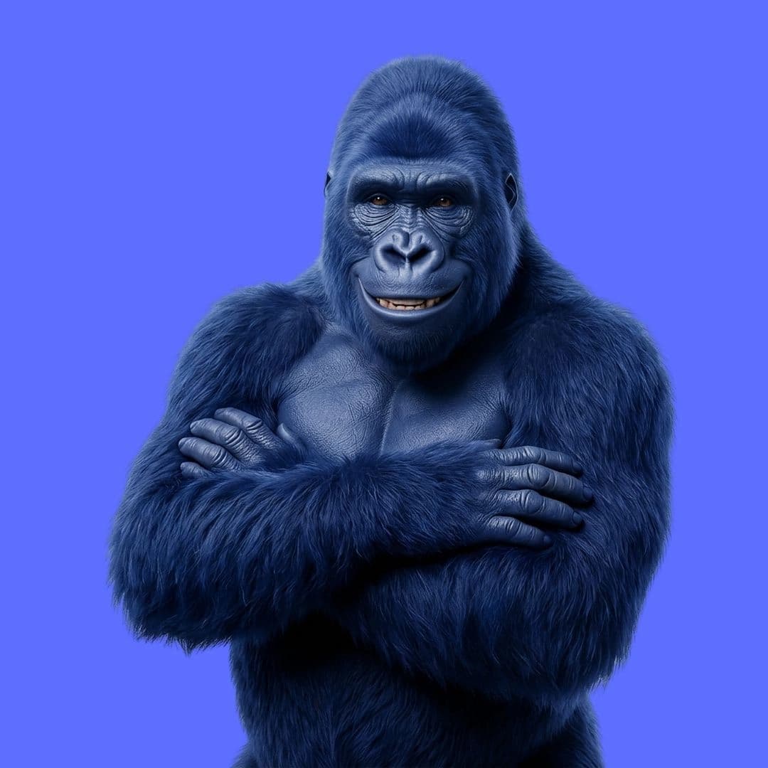 Gorilla posing